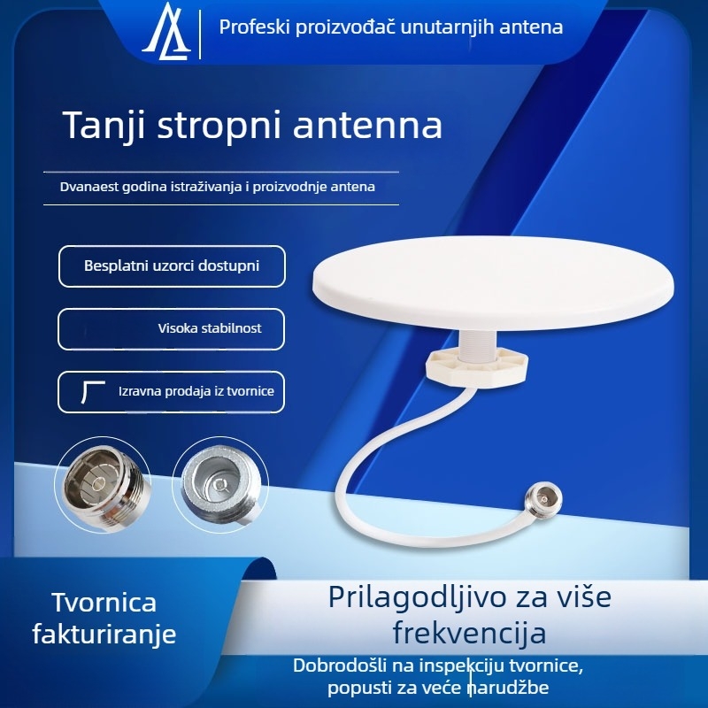 Nepolarizirana tanka stropna antena za vile i hotele, potpuno pokriće signala 4G/5G, omnidirekcijsko pokriće