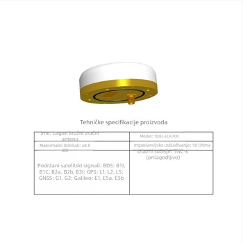 GNSS RTK Beidou GPS UAV kružna antena — Vodootporna, Otporna na visoke temperature, Višefrekvencijska