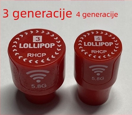 BD008, kratka antena 5.8 GHz, 4. generacija, 50 Ω, dobitak 3 dBi, 5500–5950 MHz, SWR ≤ 1.3