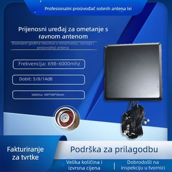 Višepor­tna usmjerena pločasta antena 900 MHz / 1,5 GHz / 2,4 GHz / 5,8 GHz