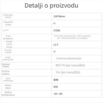 GNSS antena s dvostrukim režimom Beidou/GPS za morsku navigaciju, visoka preciznost
