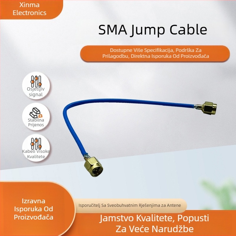 RG086 SMA-J adapter kabel: SMA muški na IPEX RF kabel za antenu, niski gubici