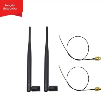 2.4G glue-stick antena s IPX–SMA kabelom, 6 dBi, 2400–2500 MHz, impedancija 50 Ω, SWR ≤ 2, 5 V