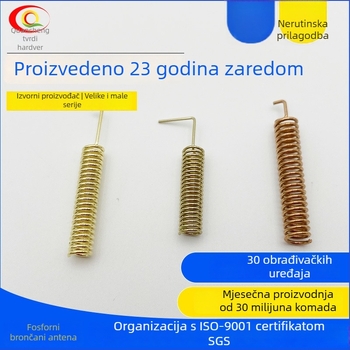 Pružinasta antena, bežični prijemnik i kontroler, 433 MHz, 50 Ω, SWR ≤ 2,5, 220 V, model QCTH