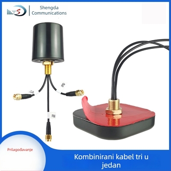 Prilagođena 3-u-1 antena: 2,4 GHz GPS Beidou WiFi, antena u ormaru za 5G i stanice za punjenje, sučelja SMA muški/SMA ženski ili IPEX prve generacije