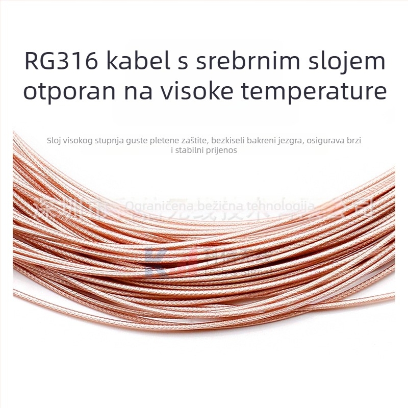 SMA muški na SMA ženski 316 nehrđajući čelik, adapter kabel/produžni kabel za Wi‑Fi modul 0-6 GHz (3G/4G/5G)