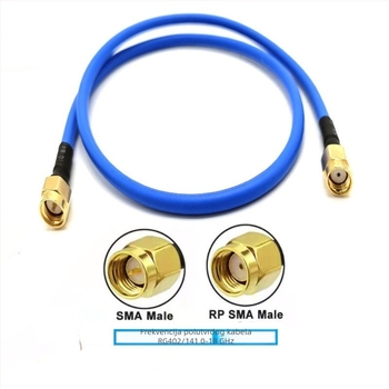 TYQ-ZJX-402141 SMA RF testni koaksijalni kabel – 0-18 GHz, 50 Ω, SWR ≤ 1,2, dobitak 5 dB, polu fleksibilan