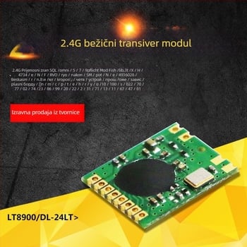DreamLnk LT8900 2,4 GHz bežični transceiver modul za daljinsko upravljanje – modulacija GFSK/2-FSK/OOK; podrška prilagođenom protokolu