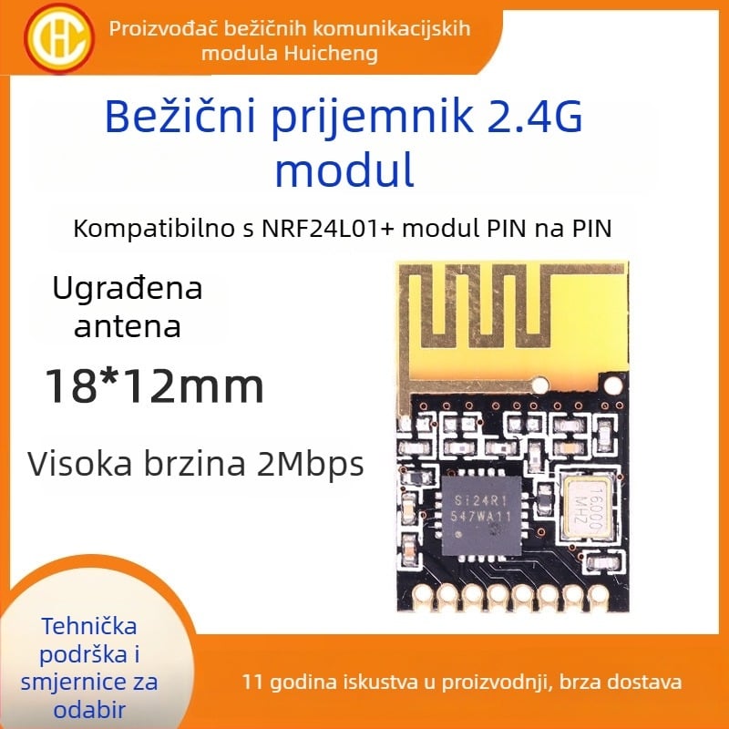 Bežični modul daljinskog upravljanja — 2.4G, SI24R1, industrijskog razreda