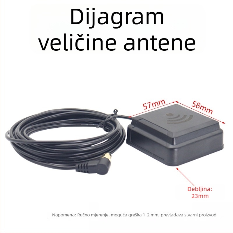 Poboljšana Beidou GPS GLONASS antena za automobilsku navigaciju, aktivna s tri načina rada, visokog dobitka