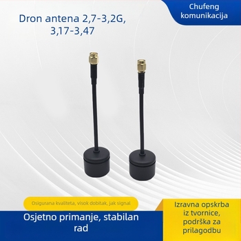 Chu Feng UAV antena – omnidirekcijska, SMA unutarnji pin, kružno polarizirana