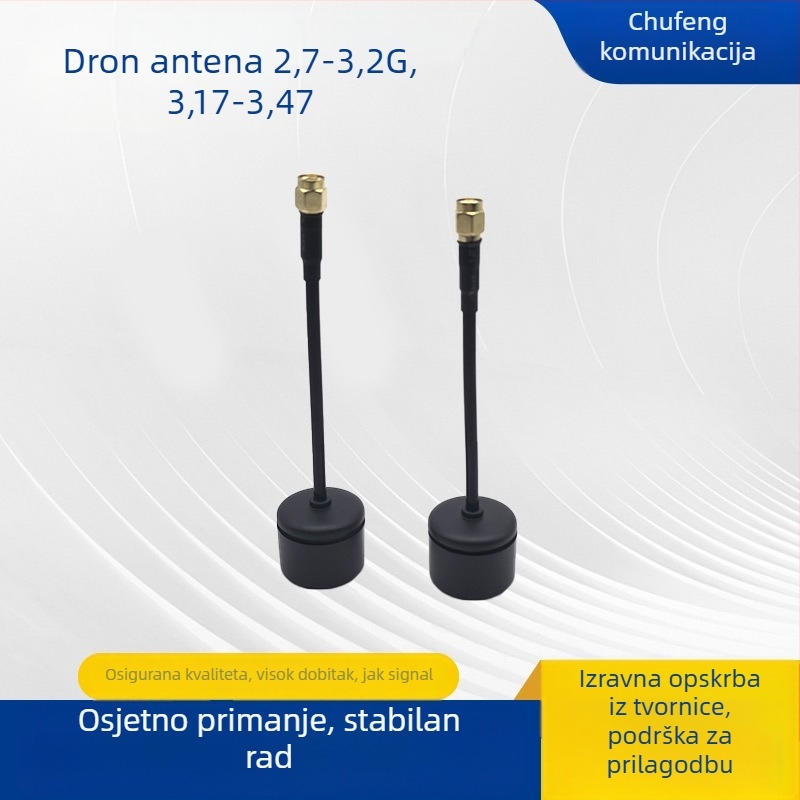 Chu Feng UAV antena – omnidirekcijska, SMA unutarnji pin, kružno polarizirana