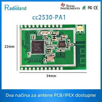 ZigBee CC2530 modul, patch tip, dug domet bežične RF serijski passthrough, upravljanje ad hoc mrežom