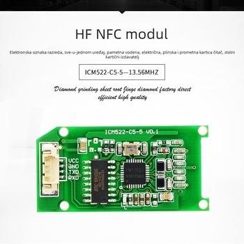Breana RF komunikacijski modul s RFID čitačem, NFC i HF transceiverom, niskoenergetsko bežično rješenje za ugrađeni IoT