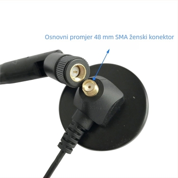 Chenyuxin vanjska usisna antena za NB modul i bežični usmjerivač, kompatibilno LTE/3G/2G, 3,1 m kabel, SWR ≤1,5