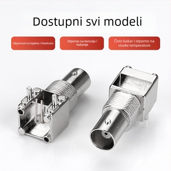 BNC antena baza s RF priključkom, DC–3 GHz, 500 VRMS, 1500 VRMS dielektrična otpornost, VSWR max 1,3