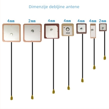 Beidou pozicioniranje – aktivna ugrađena antena GPS+BD, dvopojasni keramički modul, visok dobitak 28 dB, IPEX konektor