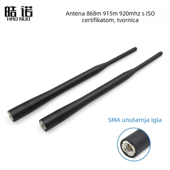 Hao Nuo HN850-950 vanjska SMA antena, omnidirekcionalna, 5 dBi, 850–950 MHz, 50 Ω, SWR ≤ 2.0