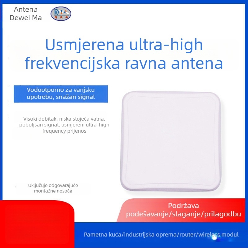 Usmjerena dvopojasna WiFi/LTE antena, 2.4/5.8 GHz, Bluetooth, 50 Ω, prilagodljiv dobitak