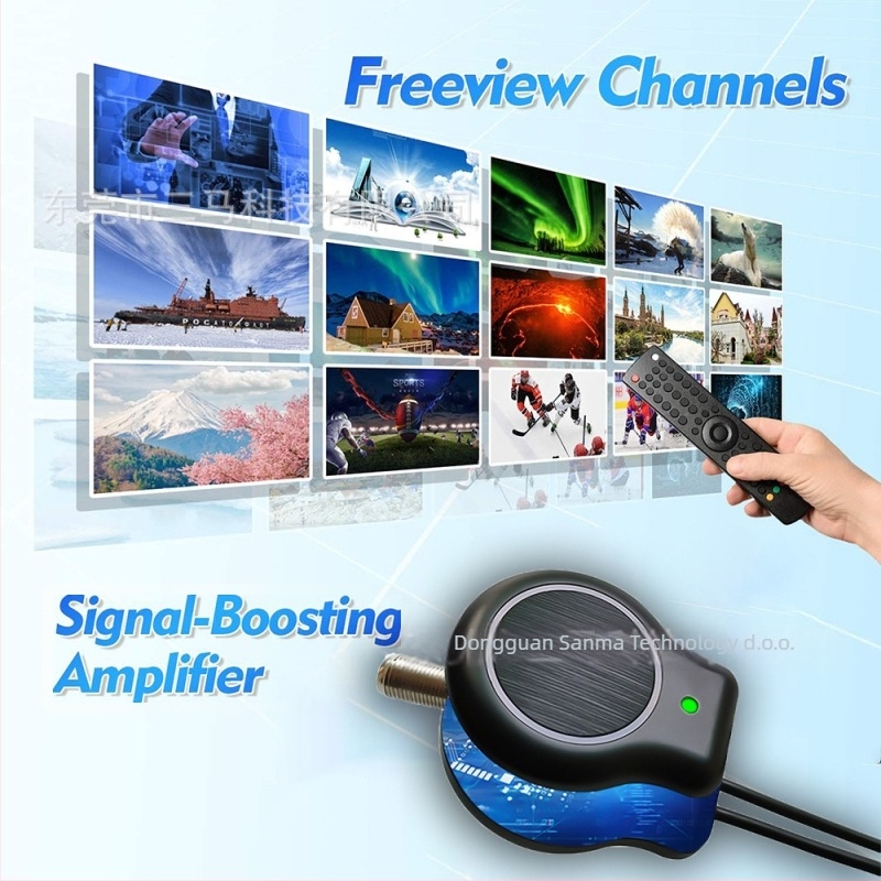 Vodootporna 4K HD unutarnja/vanjska digitalna TV antena s pojačalom signala