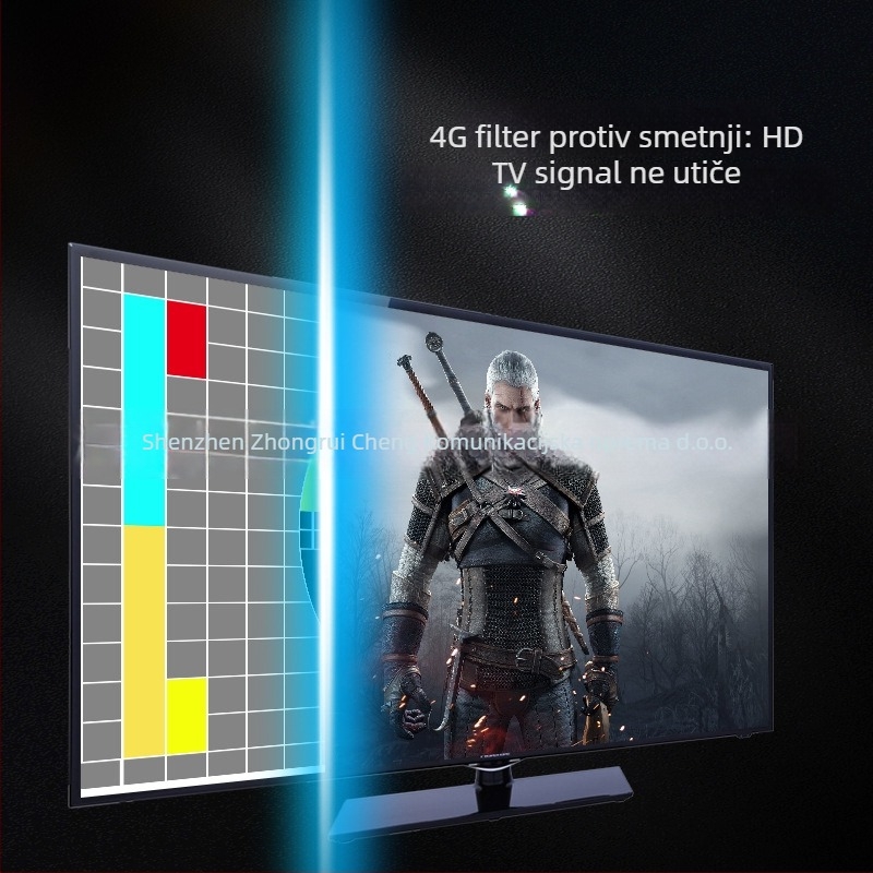 ZRC HTV11 unutarnja TV antena, dobitak 35, raspon frekvencija 40-300/470-890, impedancija 75 Ω, SWR ≤ 1.5
