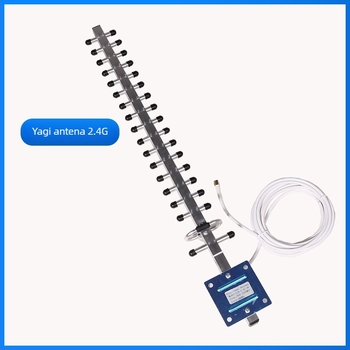 18-elemenata Yagi antena, usmjerenog tipa, dobitak 20 dBi, 2400–2500 MHz, 50 Ω, SWR ≤ 1.5