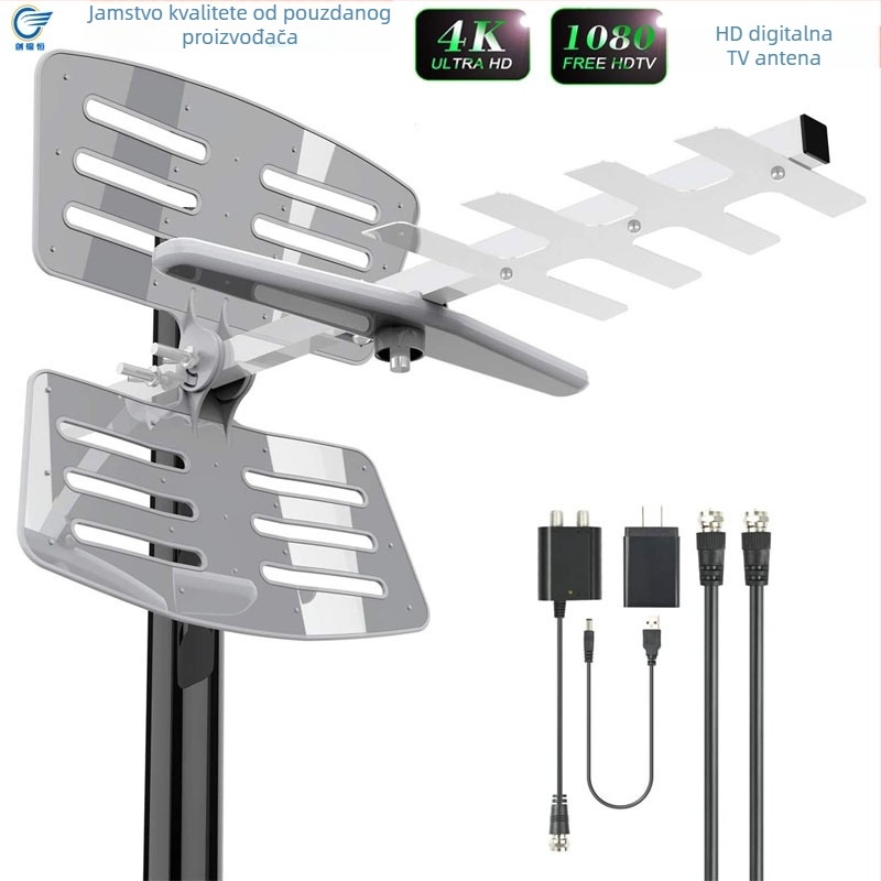 Chuang Jinheng Yagi aluminijska vanjska HDTV antena za HD digitalnu TV, 4K signal, zemaljski val