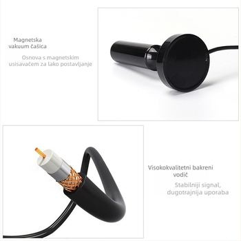 DTMB unutarnja/vanjska TV antena i HD digitalni prijemnik