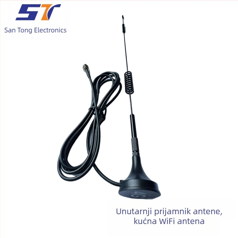 Unutarnja digitalna TV antena — prijemnik, Wi‑Fi antena, RF koaksijalni priključak; marka Three-way Electronics, PTFE izolator, primjena: mrežna komunikacija