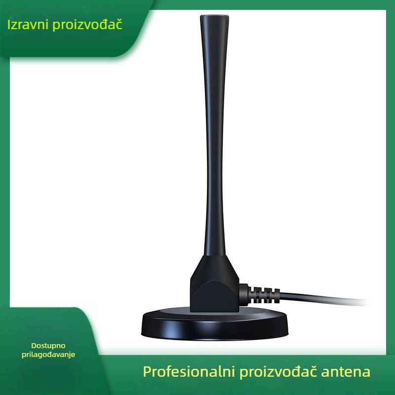 Digitalna TV antena za unutarnju uporabu, magnetska usisna čašica i ATSC prijemnik