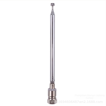 F head 7120 teleskopska FM antena, set od 5 dijelova, TV muški 3,5 mm BNC priključak
