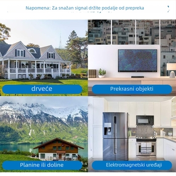 Antuko DTMB zemaljska digitalna TV antena-prijemnik, zemaljska valna antena, kompatibilna s 4K HDTV, kompletan set, pogodno za udaljena područja.
