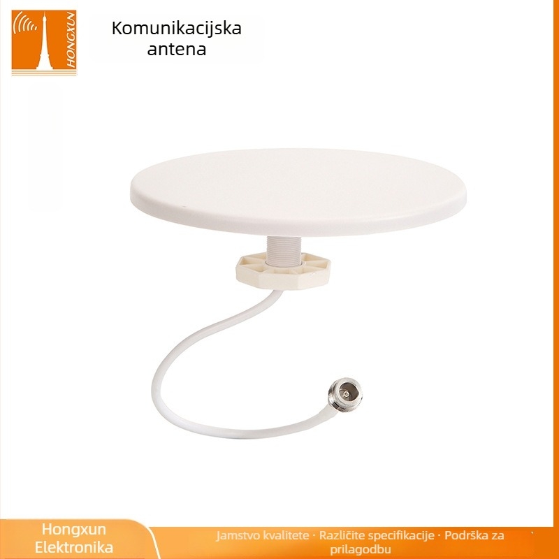 Unutarnja stropna antena s dvostrukom polarizacijom, omnidirekcijsko pokrivanje 4G/5G LTE — dobitak 2/4, SWR ≤2, impedancija 50 Ω