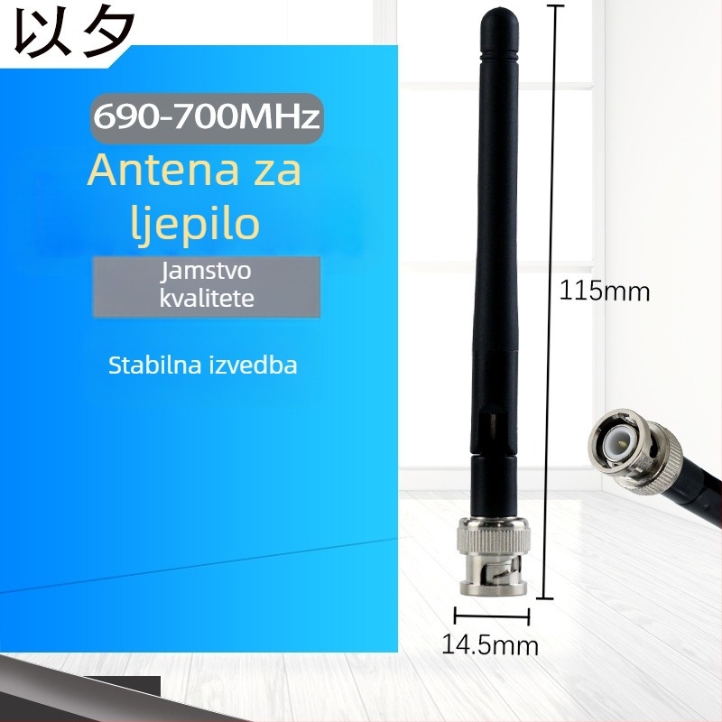 Bežični mikrofon 690–700 MHz, BNC priključak, sklopiva plastična antena, UHF, za konferencijsku dvoranu