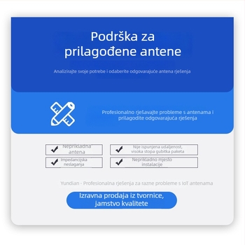 DZ002 antena 2.4/5.8 GHz Wi‑Fi/Bluetooth – usklađivanje impedancije, debugging i simulacija prototipa te testiranje (prilagodljivo, SWR ≤ 1.5)