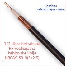 RF feeder 50-9, ohovzorný, 800–2500 MHz, impedancija 200 Ω, SWR ≤0.1
