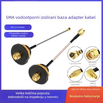Vijčana signala linija, SMA izolirana i vodootporna, IPEX konektor, RF linija za instrumentske ormariće