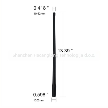Jeep Wrangler Offroad auto radio antena, navojna montaža, 2007–2022, vijek trajanja 10000