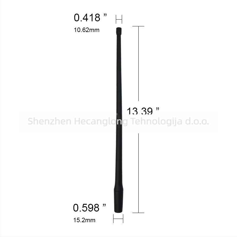 Jeep Wrangler Offroad auto radio antena, navojna montaža, 2007–2022, vijek trajanja 10000