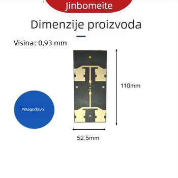 Antena za dron s ugrađenom PCB pločom, visok dobitak, usmjerena, Ptfe visokofrekvencijska ploča 2,4/5 GHz, zamjenjive ploče