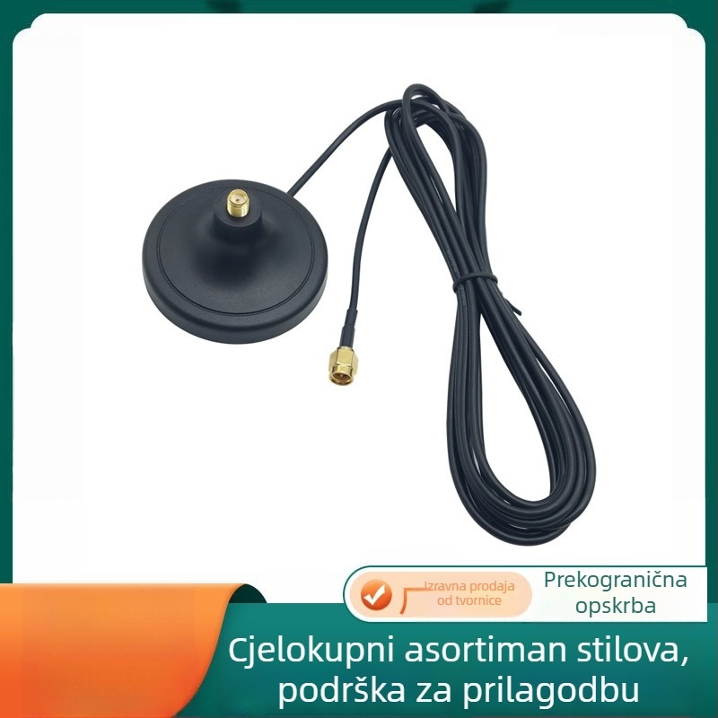 Osnovna antene 2,4 GHz s 3 m WiFi produžnim kabelom, SMAJK muški konektor, za 3G/4G antene