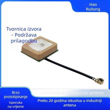 Visokoziskovni jednofrekvencijski navigacijsko-mjereni modul s keramičkom integriranom aktivnom antenom, dimenzije 40 × 40 × 9,3 mm