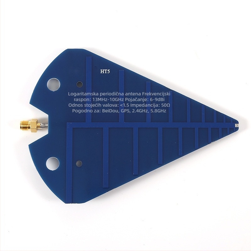 HT5 UWB logaritamska širokopojasna antena, 1575 MHz, 2.4 GHz, 5.8 GHz