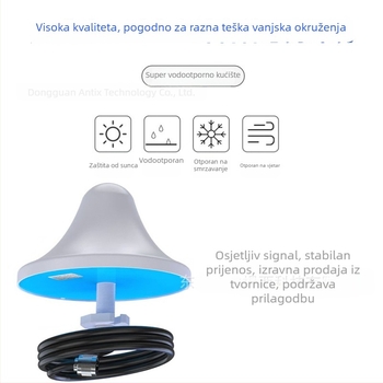 Stropna antena za 2G/3G/4G, unutarnja i vanjska upotreba, omnidirekcijska s visokim ziskom, antena s glavom u obliku gljive i pojačalom signala
