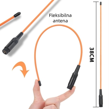 GPS 771 antena – frekvencijski raspon 3–5 km; teoretska udaljenost 10–50 km; bez baterije; pozicioniranje; kompatibilno s Garmin Alpha 100, Astro 320, 430