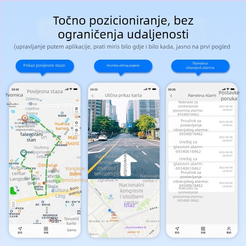 Automobilski GPS Tragatel s anti‑izgubljivanjem i anti‑krađom, točnost pozicioniranja 5 m, 4G punjivi bežični locator, snažan magnet, instalacija bez alata, upozorenja vibracije, ograda i prekoračenje brzine