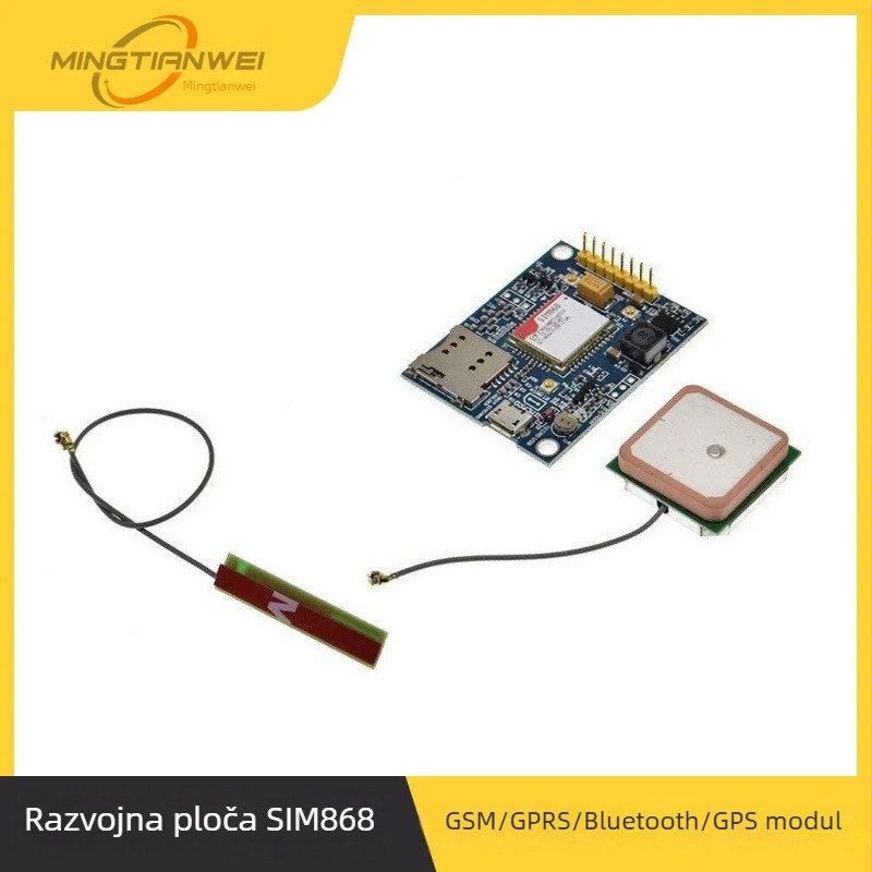 SIM868 razvojna ploča s GSM/GPRS, Bluetooth i GPS modulom, kompatibilna s STM32 i 8051 MCU