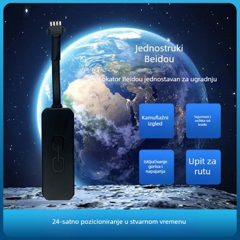 4G kabelski BeiDou GPS lokator za električna vozila, motocikle i automobile – sustav protiv Krađe