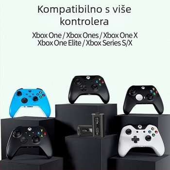 Good Value Xbox Series set za punjenje baterije za kontroler s litijskom baterijom, kompatibilan s Xbox Series kontrolerima