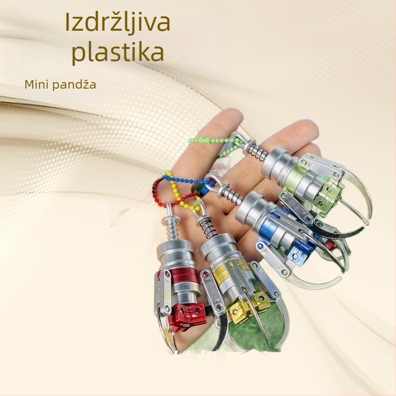 Ključni privjesak s mini šarenom šapom od legure